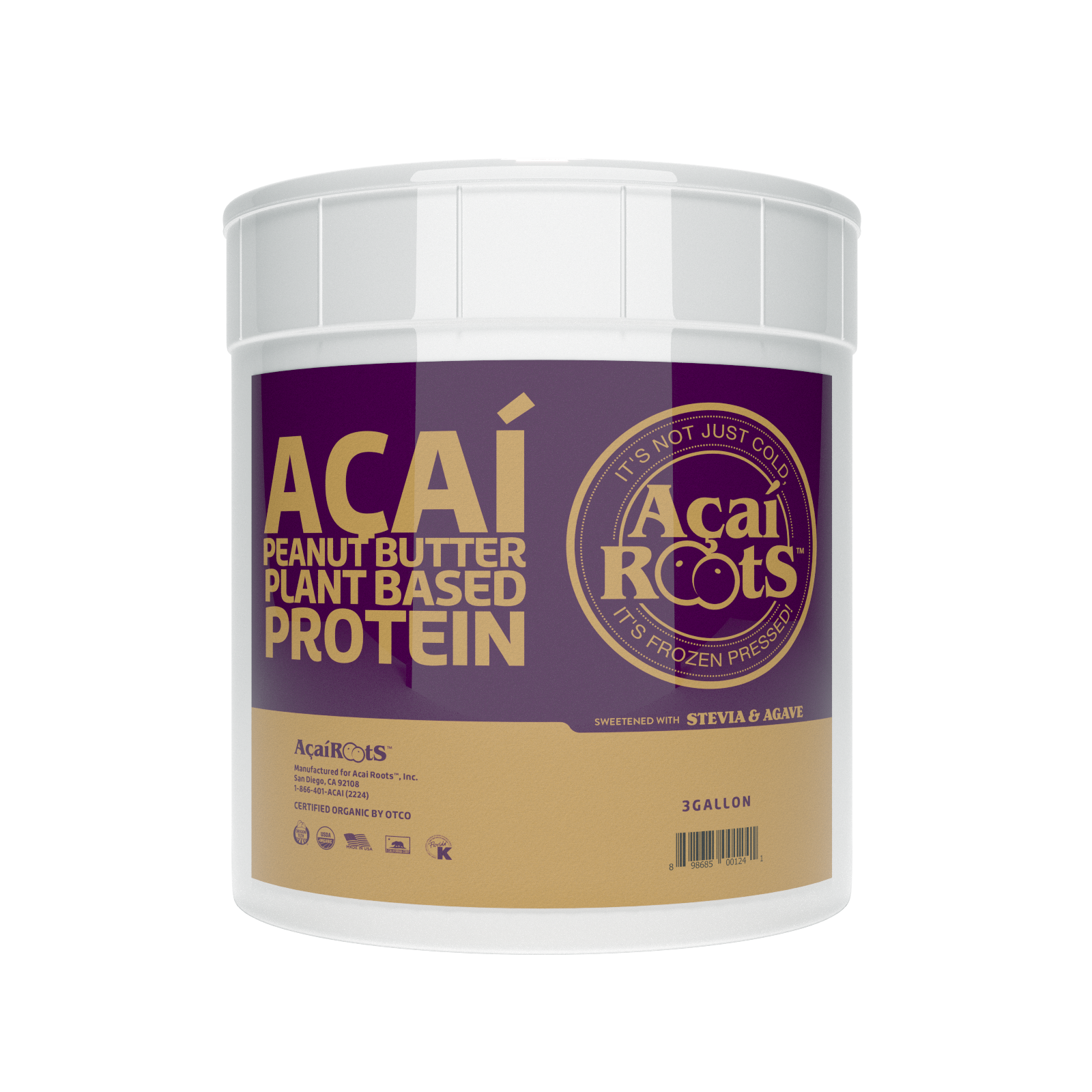 ACAI+PEANUT BUTTER+ PLANT BASED PROTEIN