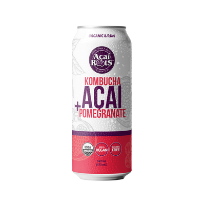 ORGANIC & RAW AÇAÍ + POMGEGRANATE KOMBUCHA