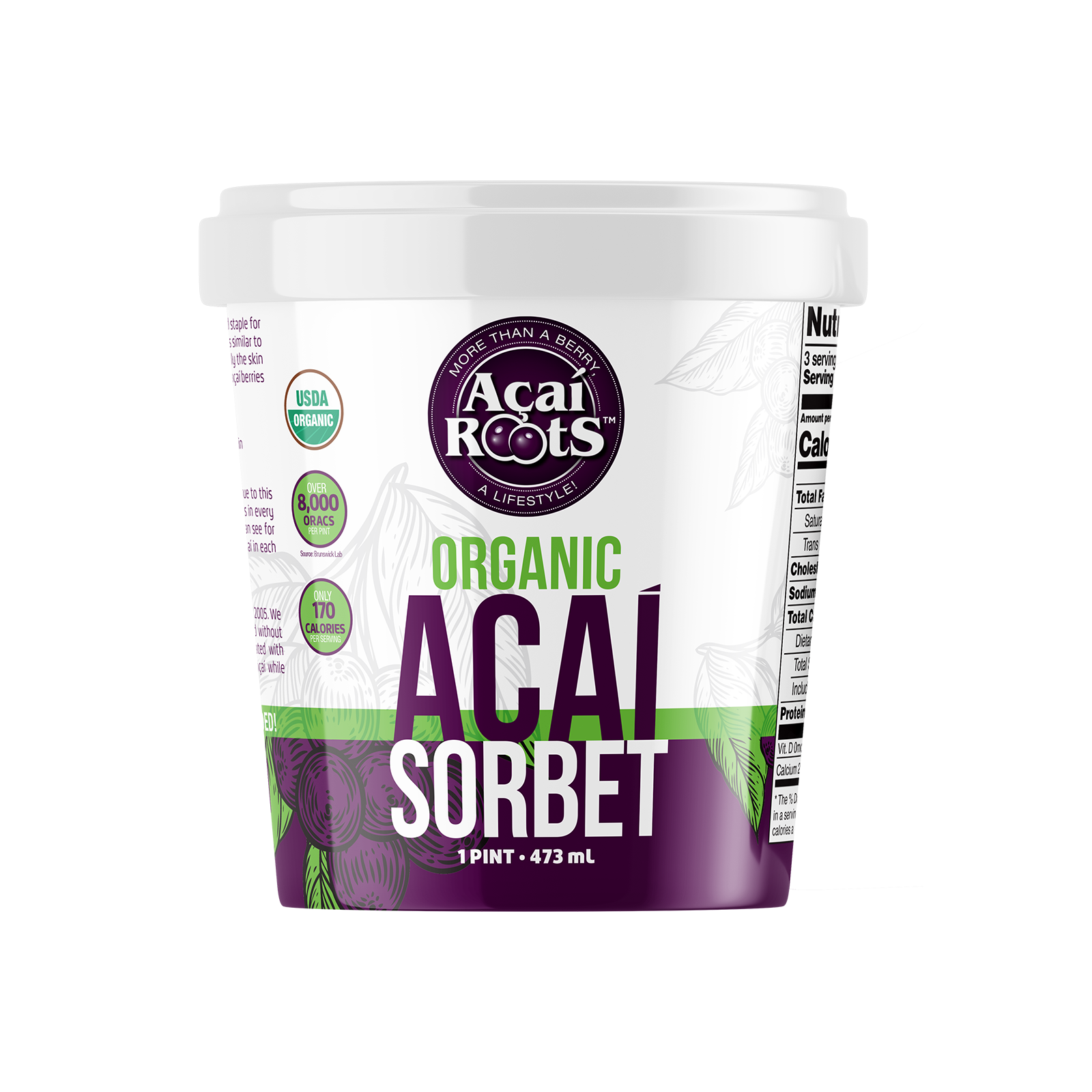 1 Pint AÇAÍ SORBET